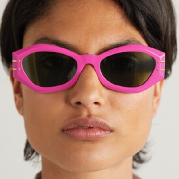NEW DIOR DIORSIGNATURE B1U 73C PINK WOMEN SUNGLASSES DIOR - Picture 7 of 15